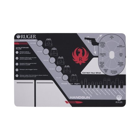 RUGER Handgun Cleaning Mat, 16.75 in. L x 11 in. W 70553